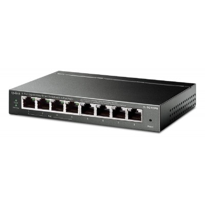 TP-LINK Easy Smart Switch TL-SG108PE, 8-Port Gbit, 4-Port PoE, Ver. 5.0 TP-LINK Easy Smart Switch TL-SG108PE, 8-Port Gbit, 4-Port PoE, Ver. 5.0