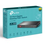 TP-LINK Desktop Switch TL-SG1210MP, 10-Port Gigabit, Ver 2.0 TP-LINK Desktop Switch TL-SG1210MP, 10-Port Gigabit, Ver 2.0