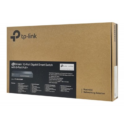TP-LINK JetStream switch TL-SG2210MP, 10-Port Gigabit, 8x PoE+, Ver. 4.0 TP-LINK JetStream switch TL-SG2210MP, 10-Port Gigabit, 8x PoE+, Ver. 4.0