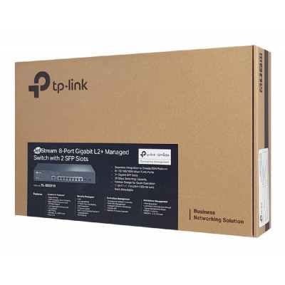 TP-LINK JetStream L2+ managed switch TL-SG3210, 8-Port Gigabit, Ver. 3.0 TP-LINK JetStream L2+ managed switch TL-SG3210, 8-Port Gigabit, Ver. 3.0