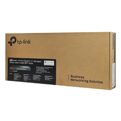 TP-LINK L2+ Managed Switch TL-SG3428X, 24-Port Gigabit, 4x SFP+, Ver.1.0 TP-LINK L2+ Managed Switch TL-SG3428X, 24-Port Gigabit, 4x SFP+, Ver.1.0