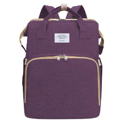 2 in 1 τσάντα πλάτης και παιδικό κρεβατάκι TMV-0051, αδιάβροχη, μωβ 2 in 1 τσάντα πλάτης και παιδικό κρεβατάκι TMV-0051, αδιάβροχη, μωβ