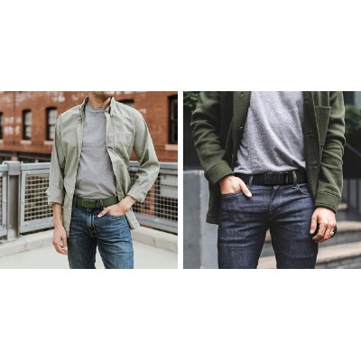 Ζώνη στρατιωτικού τύπου TMV-0057, ρυθμιζόμενη, 3.8 x 120cm, καφέ Ζώνη στρατιωτικού τύπου TMV-0057, ρυθμιζόμενη, 3.8 x 120cm, καφέ