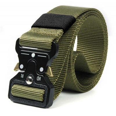 Ζώνη στρατιωτικού τύπου TMV-0059, ρυθμιζόμενη, 3.8x160cm, χακί Ζώνη στρατιωτικού τύπου TMV-0059, ρυθμιζόμενη, 3.8x160cm, χακί
