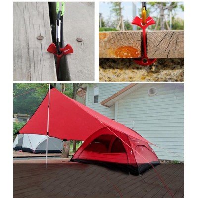 POWERTECH πασαλάκια σκηνής για ξύλινο δάπεδο TOOL-0071, μαύρο, 4τμχ POWERTECH πασαλάκια σκηνής για ξύλινο δάπεδο TOOL-0071, μαύρο, 4τμχ