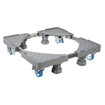 Βάση λευκών συσκευών TOOL-0072, με ρόδες, ρυθμιζόμενη, max 400kg, γκρι Βάση λευκών συσκευών TOOL-0072, με ρόδες, ρυθμιζόμενη, max 400kg, γκρι