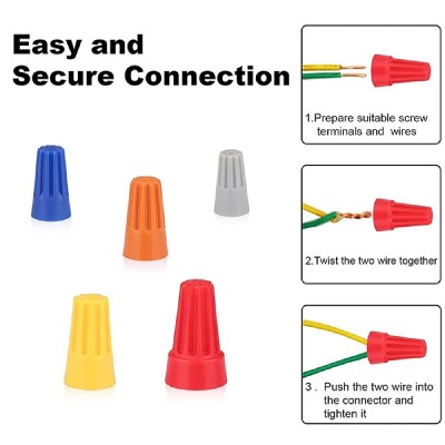 Σύνδεσμος καλωδίου twist-on P2 TOOL-0083, Φ9.9mmx17.7mm, μπλε, 25τμχ Σύνδεσμος καλωδίου twist-on P2 TOOL-0083, Φ9.9mmx17.7mm, μπλε, 25τμχ