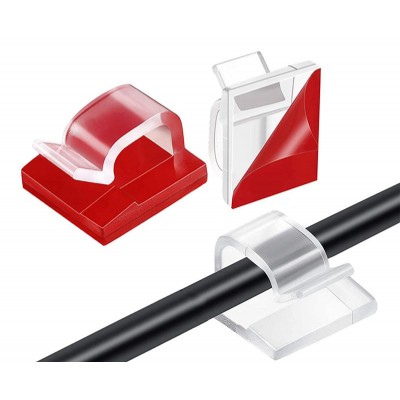 Οργανωτής καλωδίων TOOL-0090, 5x8mm, διαφανές, 50τμχ Οργανωτής καλωδίων TOOL-0090, 5x8mm, διαφανές, 50τμχ