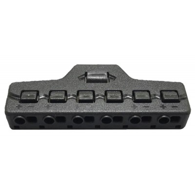 Splitter block TOOL-0095 για LED καλωδιοταινίες, 6-port, μαύρο Splitter block TOOL-0095 για LED καλωδιοταινίες, 6-port, μαύρο