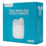 CELEBRAT earphones W10, true wireless, με θήκη φόρτισης, λευκά