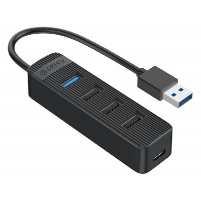 ORICO USB Hub TWU32-4A, 1x USB Type-C, 4x USB ports, μαύρο ORICO USB Hub TWU32-4A, 1x USB Type-C, 4x USB ports, μαύρο