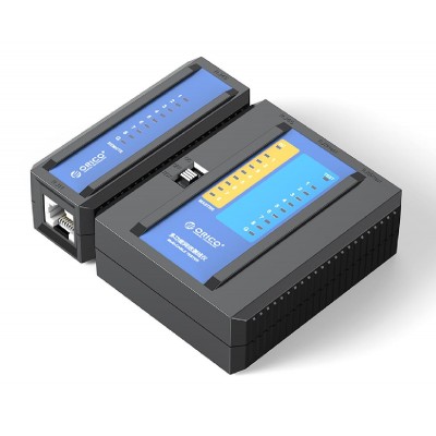 ORICO tester καλωδίων TXJ004, δικτύου 4P/8P & τηλεφώνου 2P/4P/6P ORICO tester καλωδίων TXJ004, δικτύου 4P/8P & τηλεφώνου 2P/4P/6P