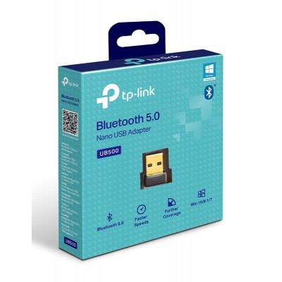 TP-LINK Bluetooth 5.0 nano USB αντάπτορας UB500, Ver. 1.0 TP-LINK Bluetooth 5.0 nano USB αντάπτορας UB500, Ver. 1.0