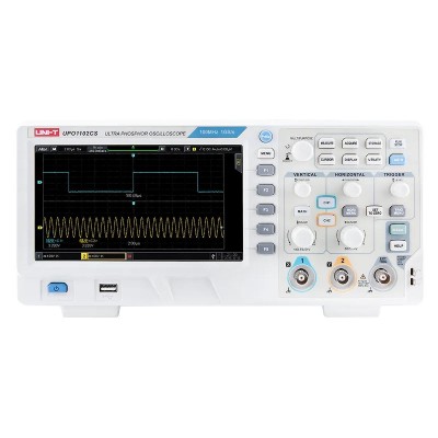 UNI-T ψηφιακός παλμογράφος πάγκου UPO1102CS, 2 καναλιών, 100MHz UNI-T ψηφιακός παλμογράφος πάγκου UPO1102CS, 2 καναλιών, 100MHz