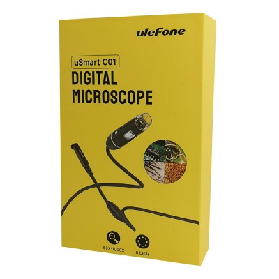 ULEFONE ψηφιακό μικροσκόπιο C01 για uSmart βύσμα, 50x-1000x, 1MP ULEFONE ψηφιακό μικροσκόπιο C01 για uSmart βύσμα, 50x-1000x, 1MP