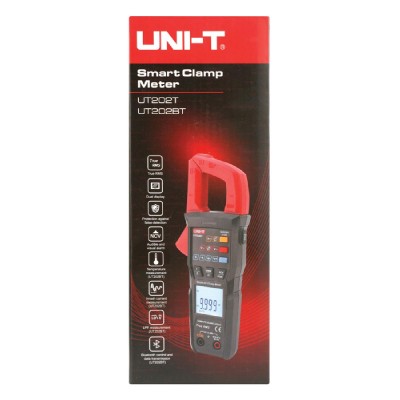 UNI-T ψηφιακή αμπεροτσιμπίδα UT202BT, 600A AC, NCV, Bluetooth, True RMS UNI-T ψηφιακή αμπεροτσιμπίδα UT202BT, 600A AC, NCV, Bluetooth, True RMS