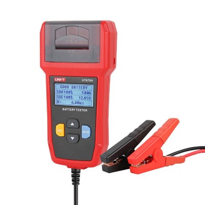 UNI-T tester μπαταρίας αυτοκινήτων UT675A με κροκοδειλάκια & εκτυπωτή UNI-T tester μπαταρίας αυτοκινήτων UT675A με κροκοδειλάκια & εκτυπωτή