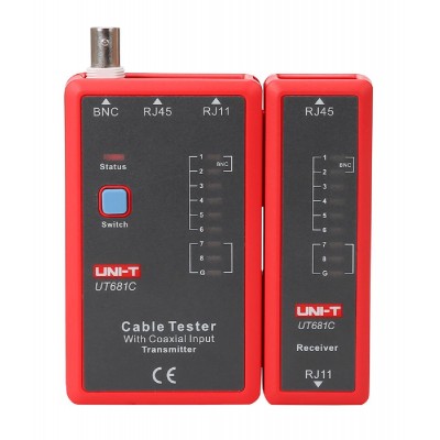 UNI-T tester καλωδίων δικτύου UT681C, RJ45/RJ11/BNC UNI-T tester καλωδίων δικτύου UT681C, RJ45/RJ11/BNC