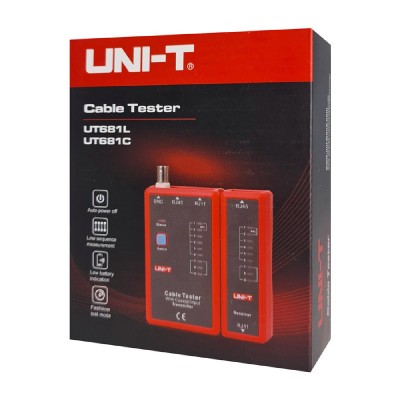 UNI-T tester καλωδίων δικτύου UT681C, RJ45/RJ11/BNC UNI-T tester καλωδίων δικτύου UT681C, RJ45/RJ11/BNC