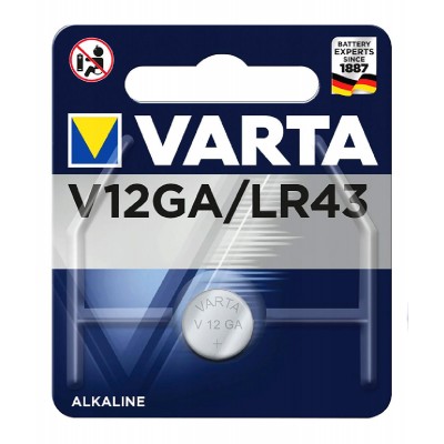 VARTA αλκαλική μπαταρία LR43, 1.5V, 1τμχ VARTA αλκαλική μπαταρία LR43, 1.5V, 1τμχ