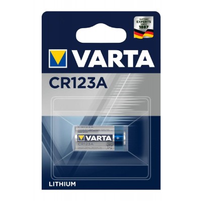VARTA μπαταρία λιθίου CR123A, 3V, 1τμχ VARTA μπαταρία λιθίου CR123A, 3V, 1τμχ