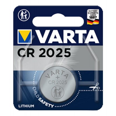 VARTA μπαταρία λιθίου CR2025, 3V, 1τμχ VARTA μπαταρία λιθίου CR2025, 3V, 1τμχ