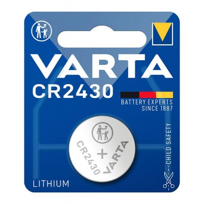 VARTA μπαταρία λιθίου CR2430, 3V, 1τμχ VARTA μπαταρία λιθίου CR2430, 3V, 1τμχ