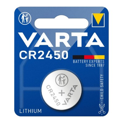 VARTA μπαταρία λιθίου CR2450, 3V, 1τμχ VARTA μπαταρία λιθίου CR2450, 3V, 1τμχ