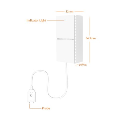 Ασύρματος ανιχνευτής πλημμύρας W020 για συναγερμούς, 433MHz Ασύρματος ανιχνευτής πλημμύρας W020 για συναγερμούς, 433MHz