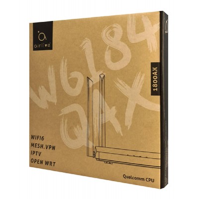 AIRLIVE mesh router W6184QAX, WiFi 6 dual band, AX1800, 4x Gigabit ports AIRLIVE mesh router W6184QAX, WiFi 6 dual band, AX1800, 4x Gigabit ports