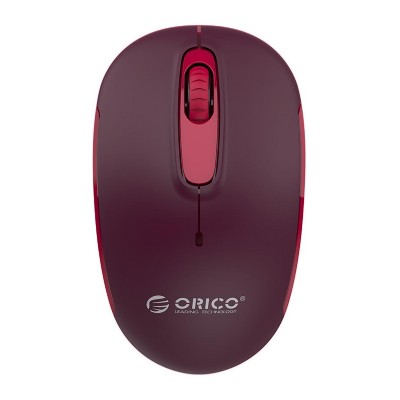 ORICO ασύρματο ποντίκι V2C, οπτικό, αθόρυβα πλήκτρα, 1600DPI, κόκκινο