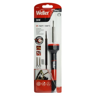 WELLER kit κολλητήρι WLIRK3023C με LED φωτισμό, 3x μύτες, 30W, έως 400°C WELLER kit κολλητήρι WLIRK3023C με LED φωτισμό, 3x μύτες, 30W, έως 400°C