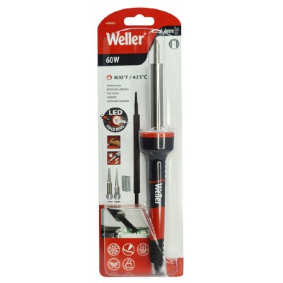 WELLER kit κολλητήρι WLIRK6023C με LED φωτισμό, 3x μύτες, 60W, έως 425°C WELLER kit κολλητήρι WLIRK6023C με LED φωτισμό, 3x μύτες, 60W, έως 425°C