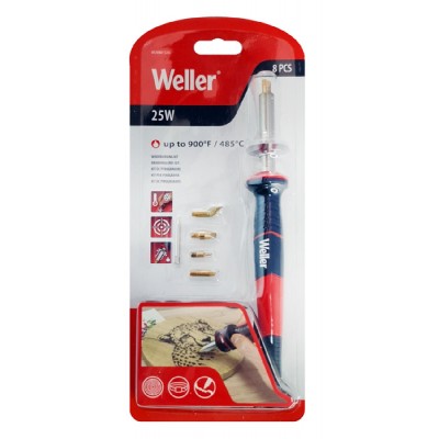 WELLER kit πυρογράφος WLIWBK1523C, 25W, έως 425°C, 8τμχ WELLER kit πυρογράφος WLIWBK1523C, 25W, έως 425°C, 8τμχ