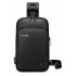 ARCTIC HUNTER τσάντα Crossbody XB00113-BK, αδιάβροχη, μαύρη