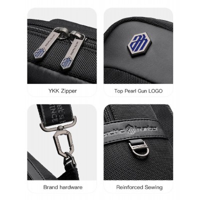 ARCTIC HUNTER τσάντα Crossbody XB00116, θήκη για tablet, αδιάβροχη μαύρη ARCTIC HUNTER τσάντα Crossbody XB00116, θήκη για tablet, αδιάβροχη μαύρη