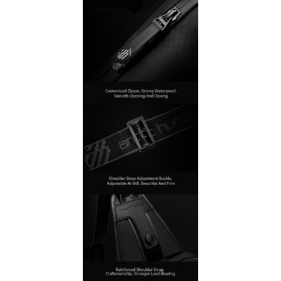 ARCTIC HUNTER τσάντα Crossbody XB00121-BK, αδιάβροχη, μαύρη ARCTIC HUNTER τσάντα Crossbody XB00121-BK, αδιάβροχη, μαύρη