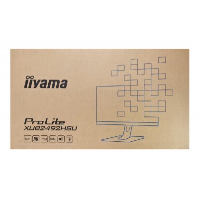 IIYAMA οθόνη ProLite XUB2492HSU, IPS-LED, 23.8", 1920x1080, VGA/HDMI/DisplayPort, μαύρη IIYAMA οθόνη ProLite XUB2492HSU, IPS-LED, 23.8", 1920x1080, VGA/HDMI/DisplayPort, μαύρη