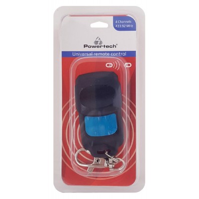 POWERTECH ασύρματο χειριστήριο YET158, 4 κανάλια, 433Mhz, face to face POWERTECH ασύρματο χειριστήριο YET158, 4 κανάλια, 433Mhz, face to face
