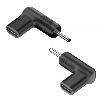POWERTECH αντάπτορας τροφοδοσίας YX-02, USB-C σε 3.5x1.35mm, μαύρος POWERTECH αντάπτορας τροφοδοσίας YX-02, USB-C σε 3.5x1.35mm, μαύρος