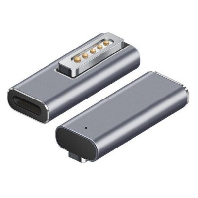 POWERTECH αντάπτορας τροφοδοσίας YX-MS2, USB-C σε Magsafe 2, ασημί POWERTECH αντάπτορας τροφοδοσίας YX-MS2, USB-C σε Magsafe 2, ασημί
