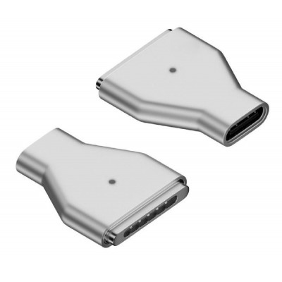 POWERTECH αντάπτορας τροφοδοσίας YX-MS3, USB-C σε Magsafe 3, ασημί POWERTECH αντάπτορας τροφοδοσίας YX-MS3, USB-C σε Magsafe 3, ασημί
