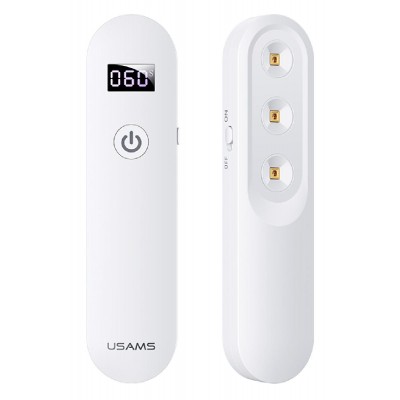 USAMS UV Αποστειρωτής ultra mini US-ZB159,με οθόνη & μπαταρία, λευκός USAMS UV Αποστειρωτής ultra mini US-ZB159,με οθόνη & μπαταρία, λευκός