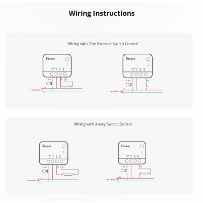 SONOFF smart διακόπτης ZBMINI-L2, 1-gang, ZigBee 3.0, λευκός SONOFF smart διακόπτης ZBMINI-L2, 1-gang, ZigBee 3.0, λευκός
