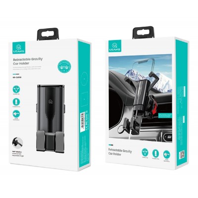 USAMS βάση smartphone για αυτοκίνητο US-ZJ058, μαύρη USAMS βάση smartphone για αυτοκίνητο US-ZJ058, μαύρη