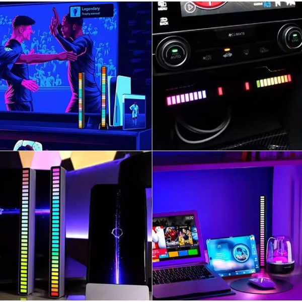 LED φωτορυθμικό φωτιστικό ZS52, RGB, 5W, μαύρο LED φωτορυθμικό φωτιστικό ZS52, RGB, 5W, μαύρο