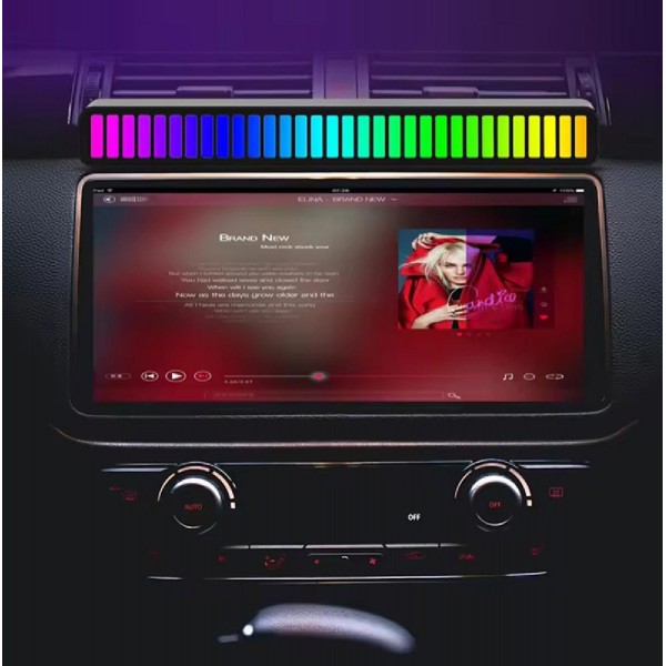 LED φωτορυθμικό φωτιστικό ZS52, RGB, 5W, μαύρο LED φωτορυθμικό φωτιστικό ZS52, RGB, 5W, μαύρο