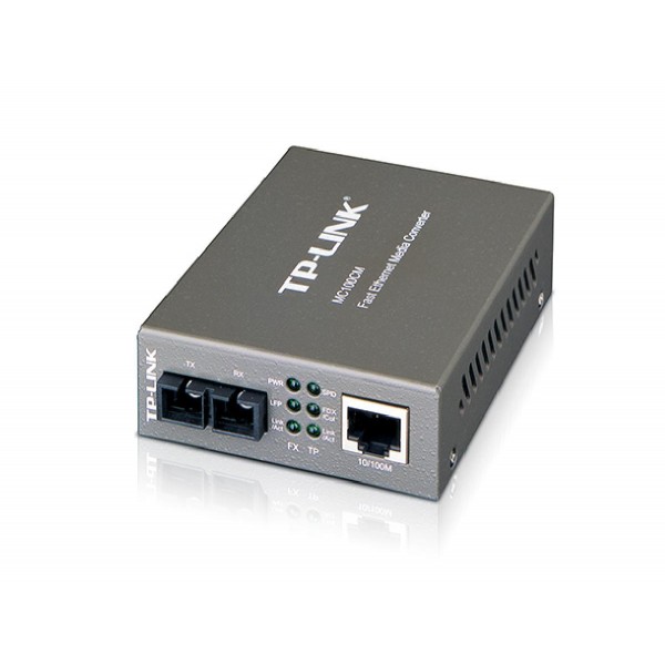 10/100Mbps RJ45 to 100Mbps multi-mode SC fiber Converter, Full-duplex, up to 2Km, switching power ad