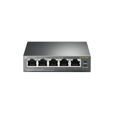 TP-LINK TL-SF1005P SWITCH  5 X10/100Mbps, 4 POE TP-LINK TL-SF1005P SWITCH  5 X10/100Mbps, 4 POE