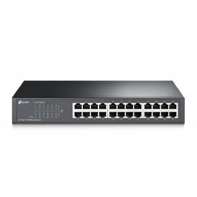 TP-LINK Switch TL-SF1024D, 24 port, 10/100 Mbps, Steel Case TP-LINK Switch TL-SF1024D, 24 port, 10/100 Mbps, Steel Case